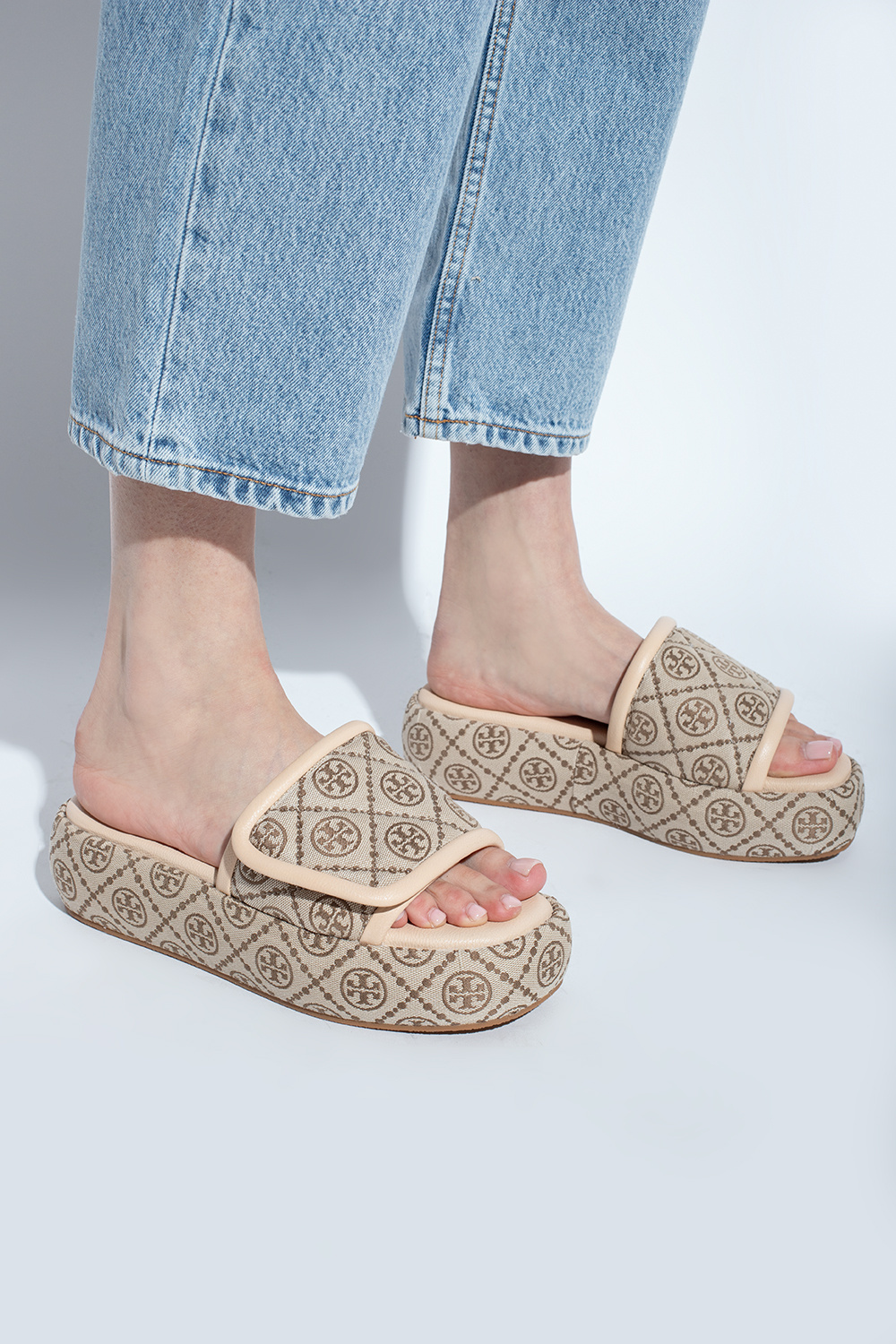 Tory Burch Platform slides