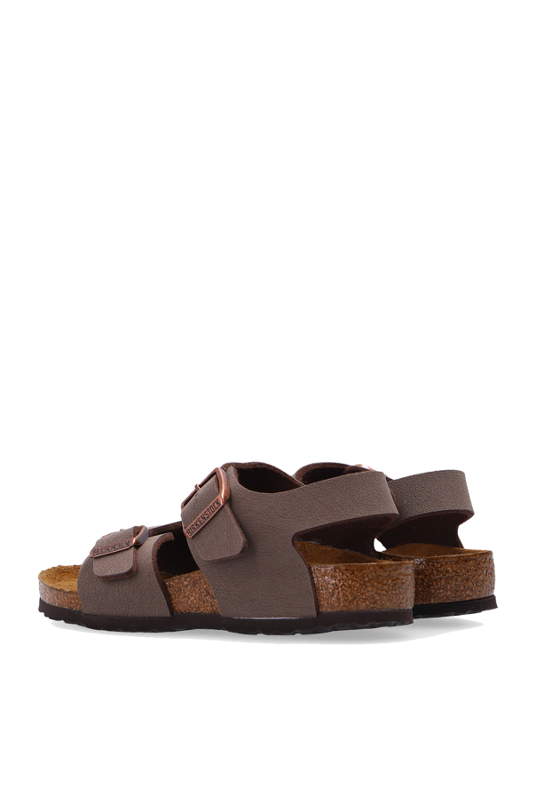 Birkenstock Kids ‘New York’ sandals with logo