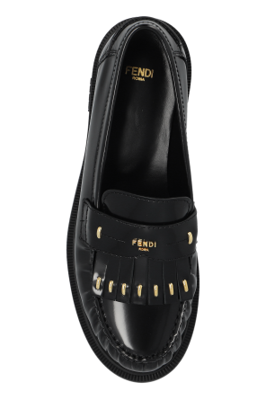 Fendi Skórzane buty typu `loafers`