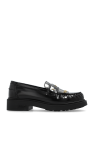 Fendi BLACK Leather shoes type loafers