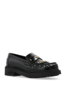 Fendi BLACK Leather shoes type loafers