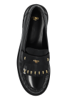 Fendi BLACK Leather shoes type loafers