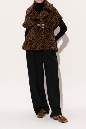 Fendi Mocasines de cuero tipo "loafers"