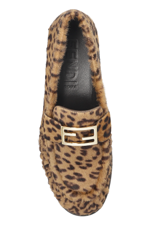 Fendi Mocasines de cuero tipo "loafers"