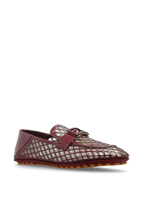 Fendi Skórzane buty typu `loafers`