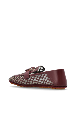 Fendi Skórzane buty typu `loafers`