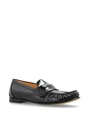 Fendi Sapatos de couro tipo 'loafes'