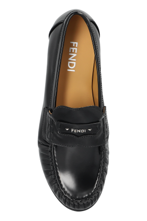 Fendi Sapatos de couro tipo 'loafes'