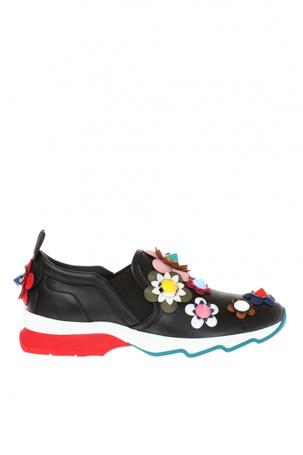 fendi flower sneakers
