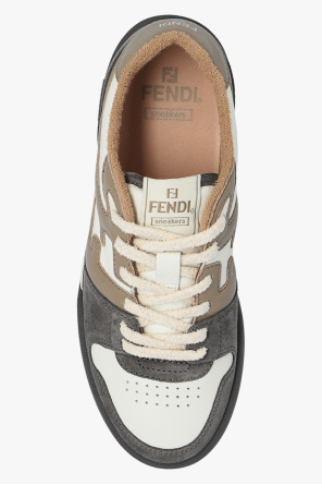 Fendi Fendi Schmales Sakko mit Logo-Streifen Blau