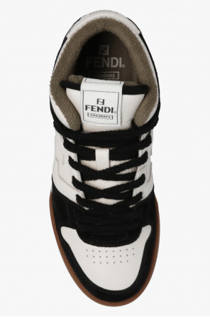 fendi monogram ‘Match’ high-top sneakers