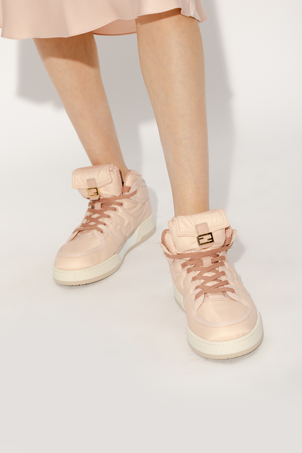 fendi band ‘fendi band Match’ high-top sneakers