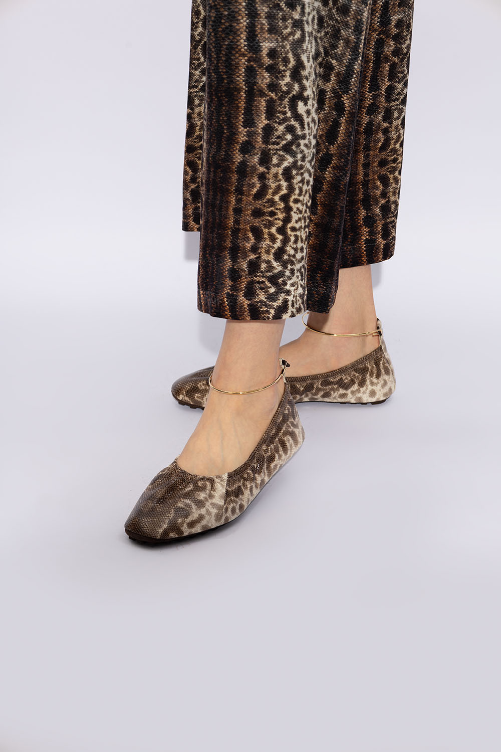 Fendi ‘Filo’ ballet flats in snakeskin