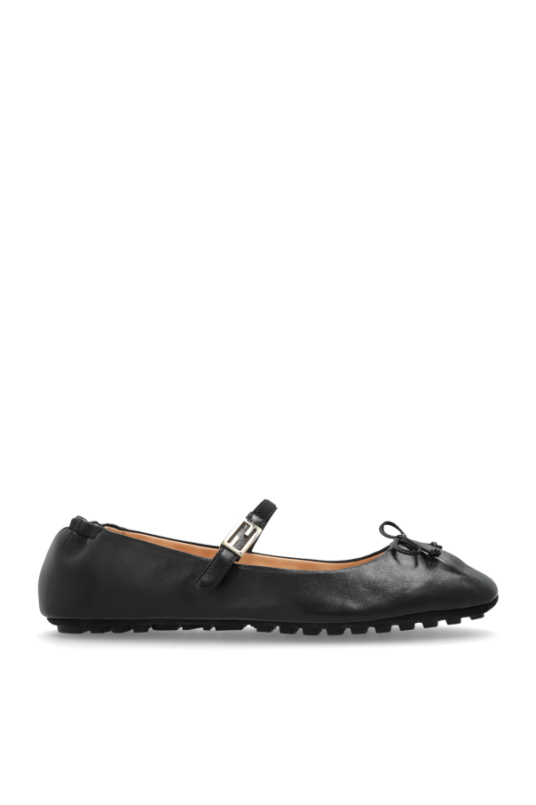 Leather ballerinas od Fendi