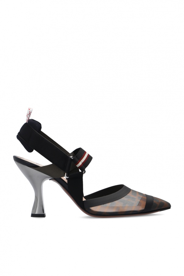 fendi logo-band Pumps with logo