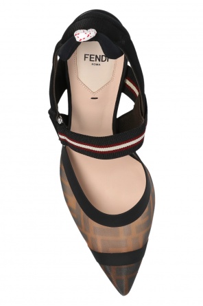 fendi logo-band Pumps with logo