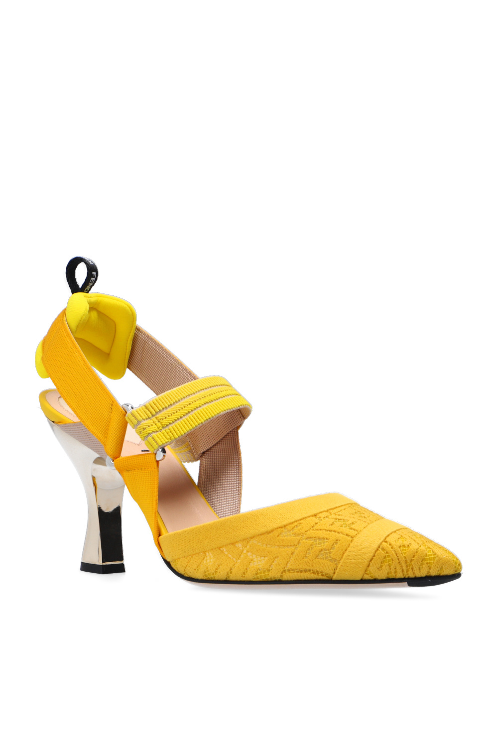 Fendi Logo-embroidered pumps