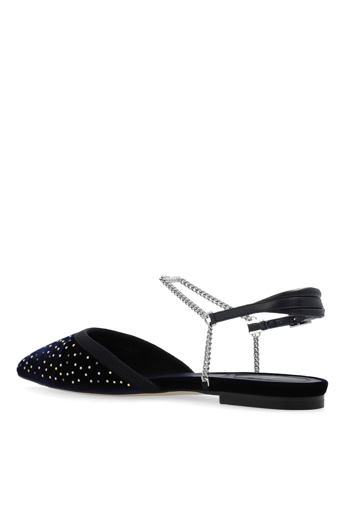 fendi FUTRZANA ‘Colibri Lite’ velvet ballet flats