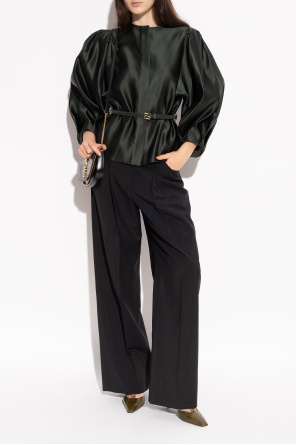 Fendi Buty na obcasie `F Fold`