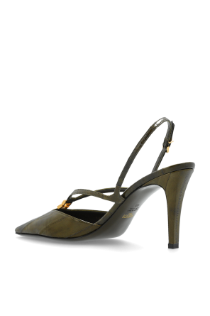 Fendi Buty na obcasie `F Fold`