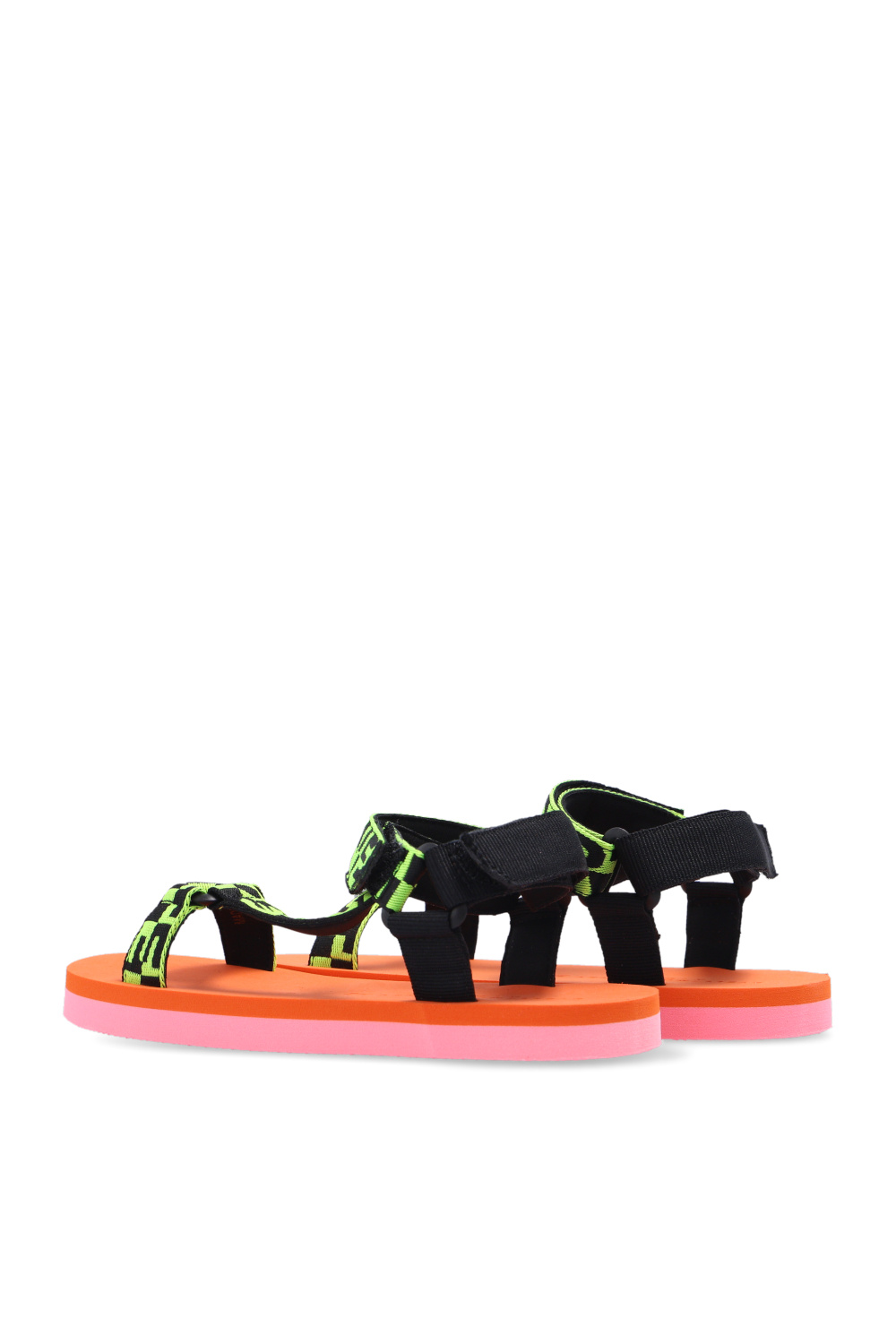 stella poncho McCartney Kids Sandals with logo