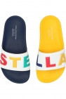 Stella McCartney Kids Rubber slides with logo