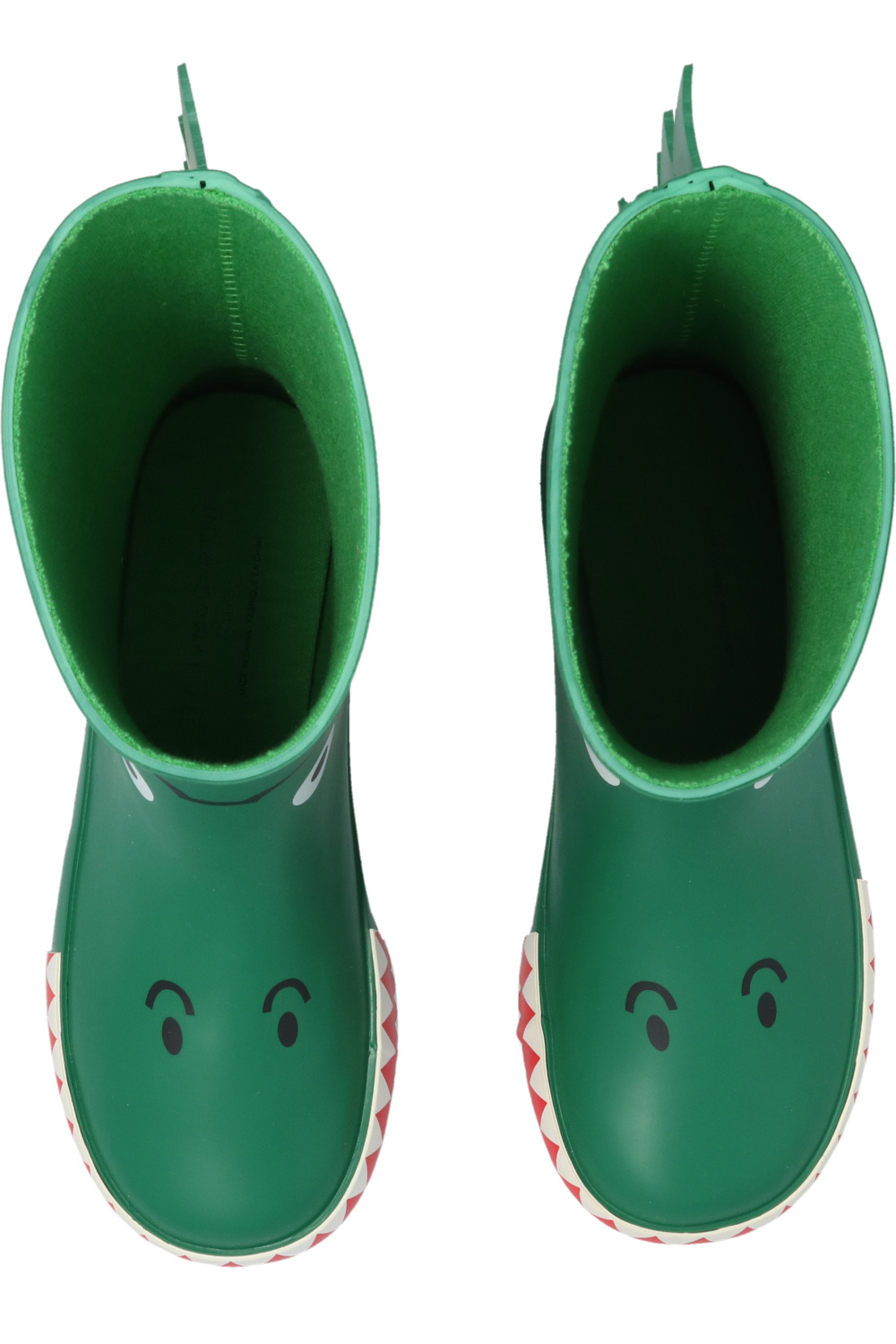 Stella McCartney Kids dettaglio con borchie a horse stella e chiusura a farfalla