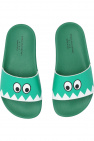 Stella McCartney Kids Rubber slides with logo