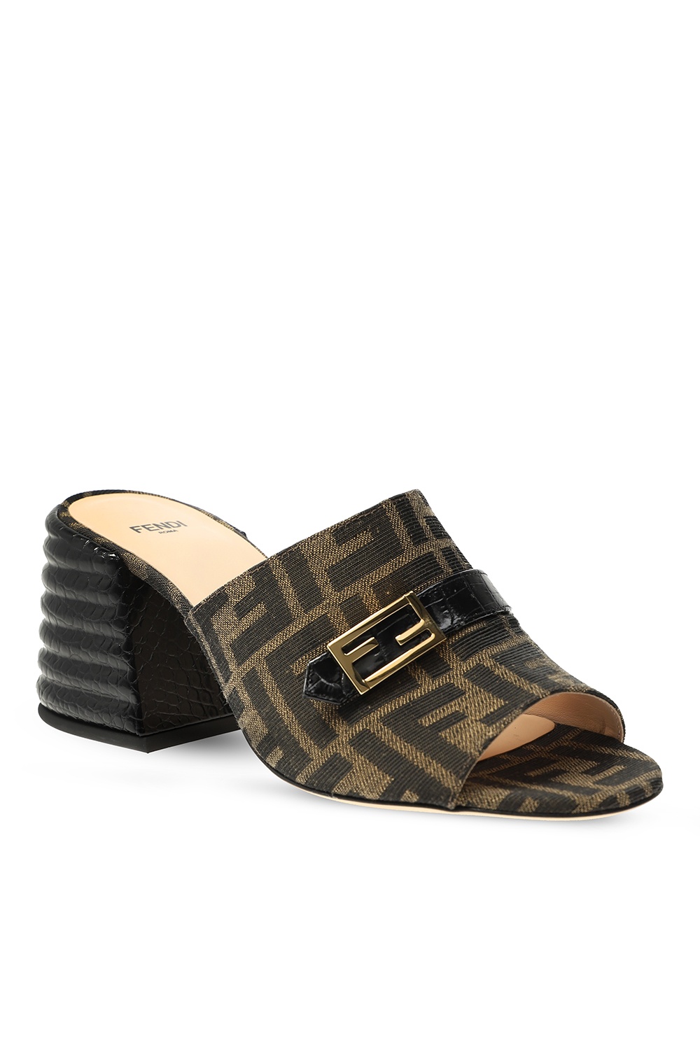 fendi heeled mules