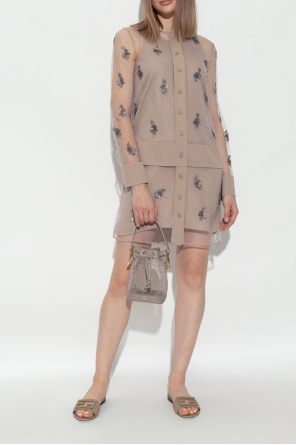 Fendi Chanclas de cuero