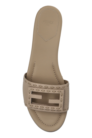 Fendi Chanclas de cuero
