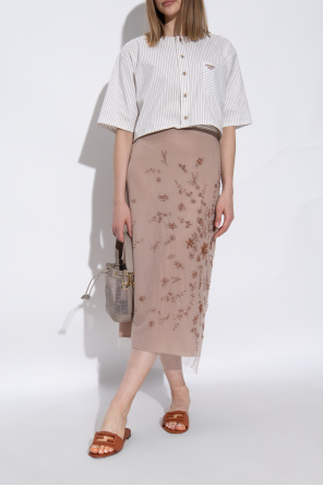 Fendi Lederpantoletten