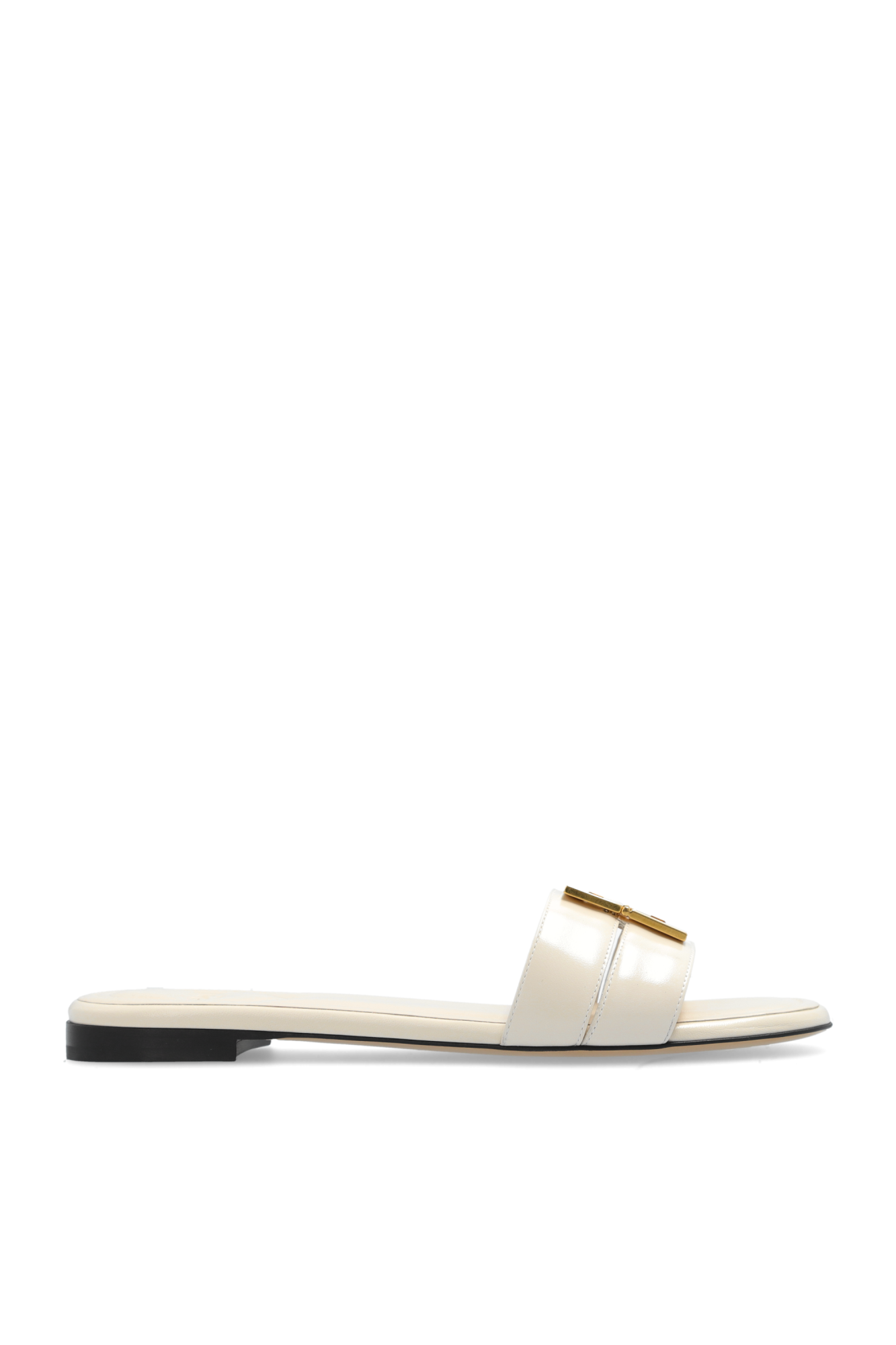 Fendi Leather 'Fold' Slides