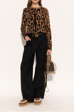 Fendi Zapatos de ante