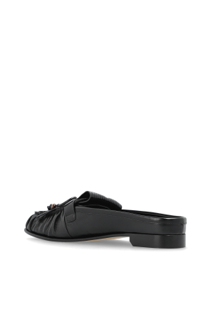 Fendi Skórzane klapki typu `loafers`