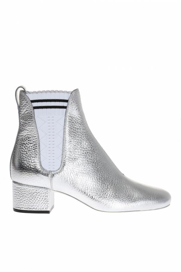 fendi silver boots