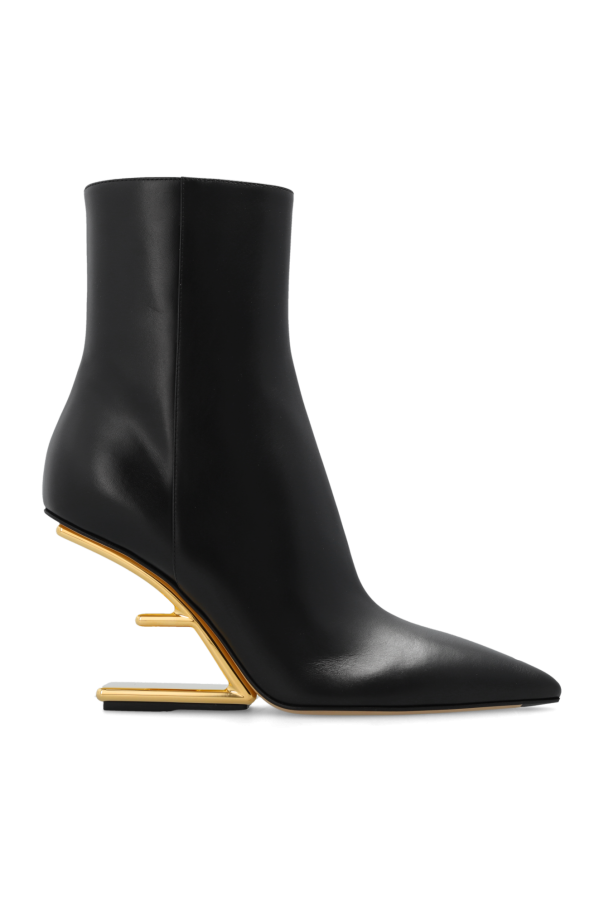 Leather ankle boots od Fendi