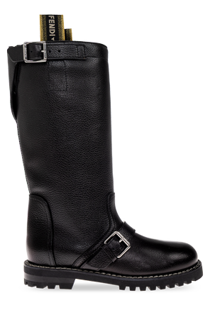 Leather Knee-High Boots ‘Commando’