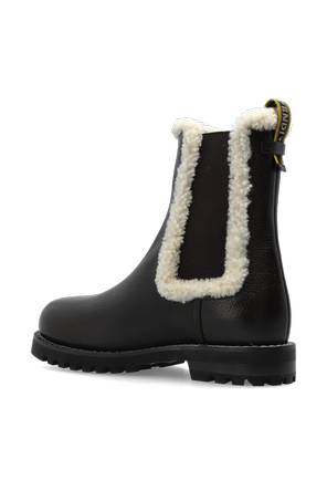 Fendi Botas de tornozelo em pele