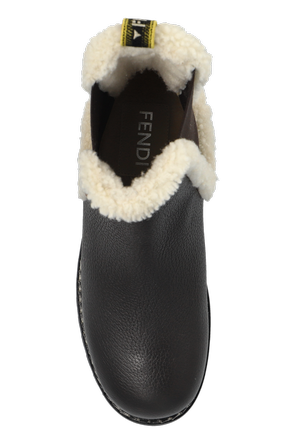 Fendi Botas de tornozelo em pele