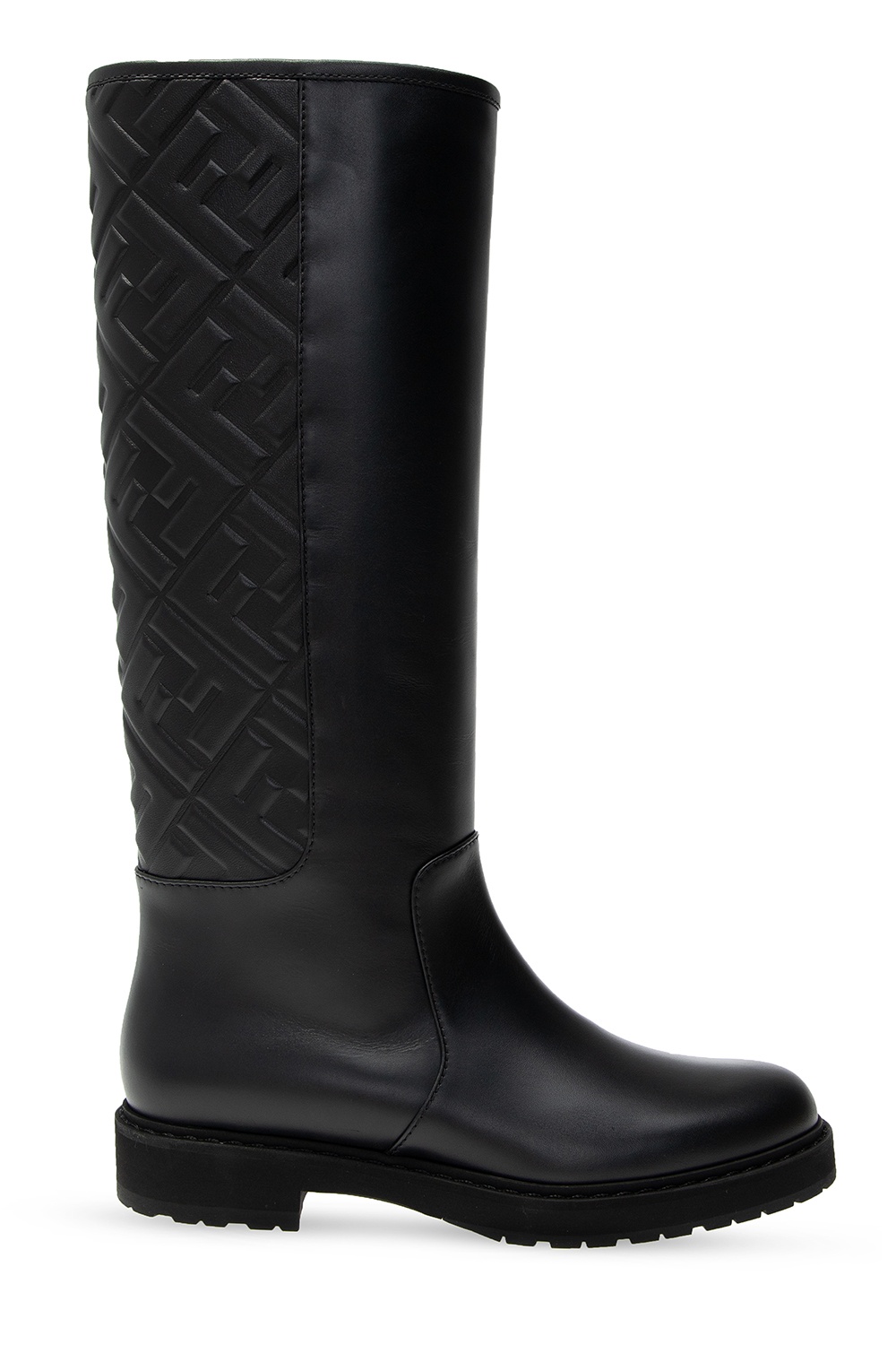 Fendi Logo knee-high boots