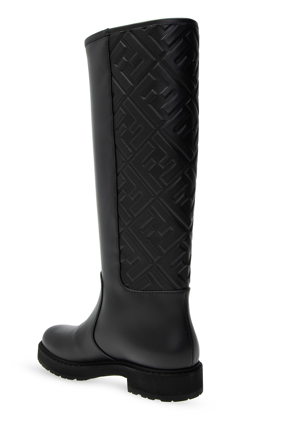 Fendi Logo knee-high boots