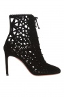 Alaia Heeled boots with an openwork pattern