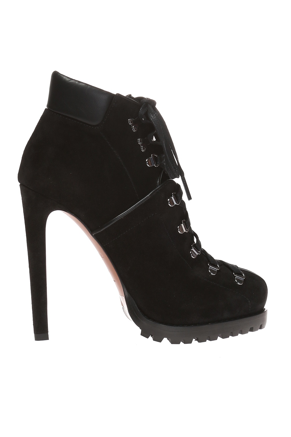 Alaia Lace-up heeled boots