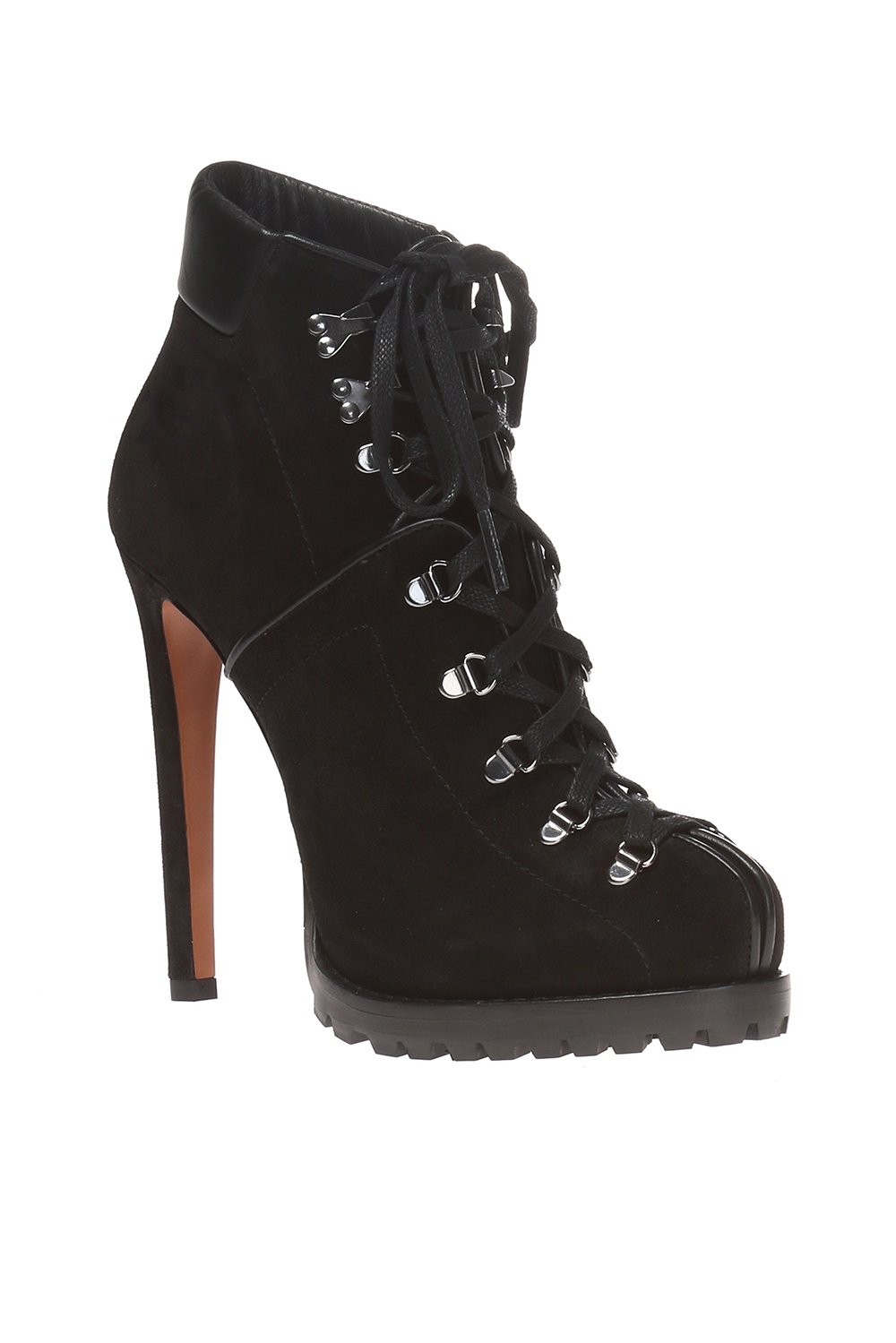 Alaia Lace-up heeled boots