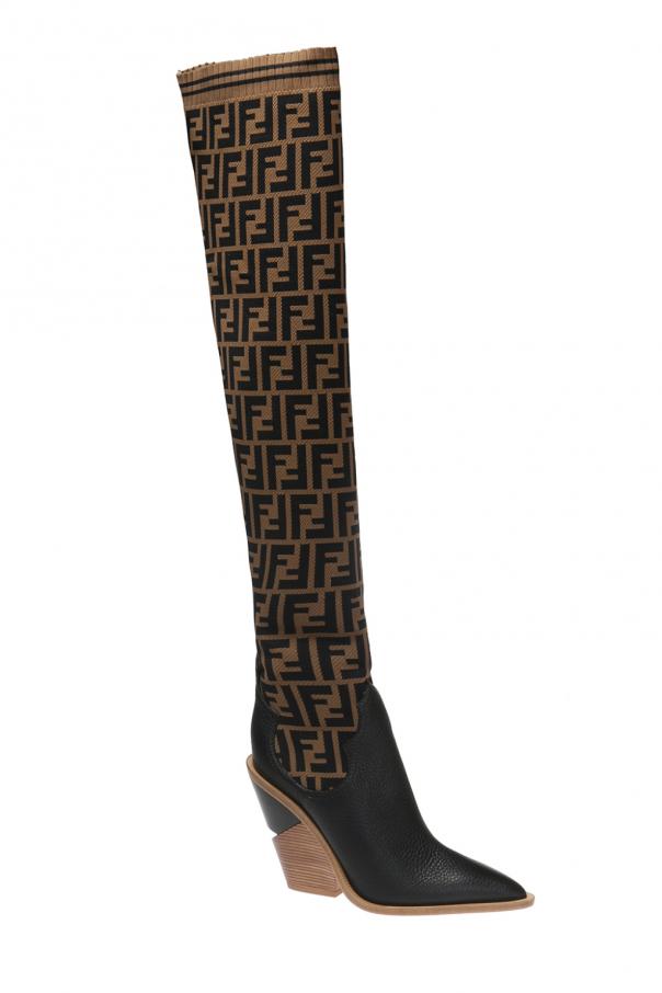 fendi thigh high boots