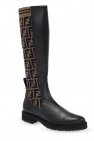 Fendi BLACK Boots with logo