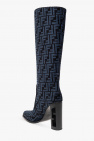 Fendi NAVY BLUE ‘Cut’ heeled boots