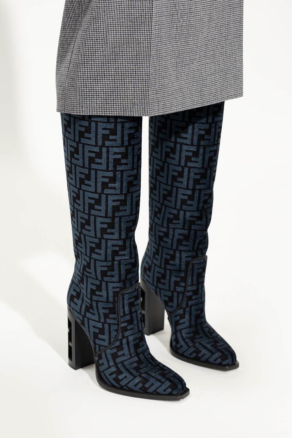 Fendi ‘Cut’ heeled boots