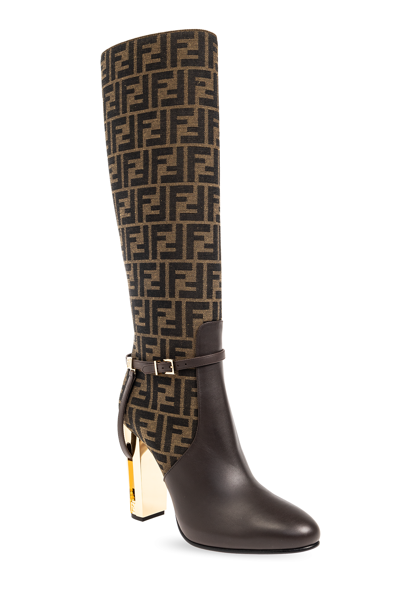 fendi cropped Monogrammed boots